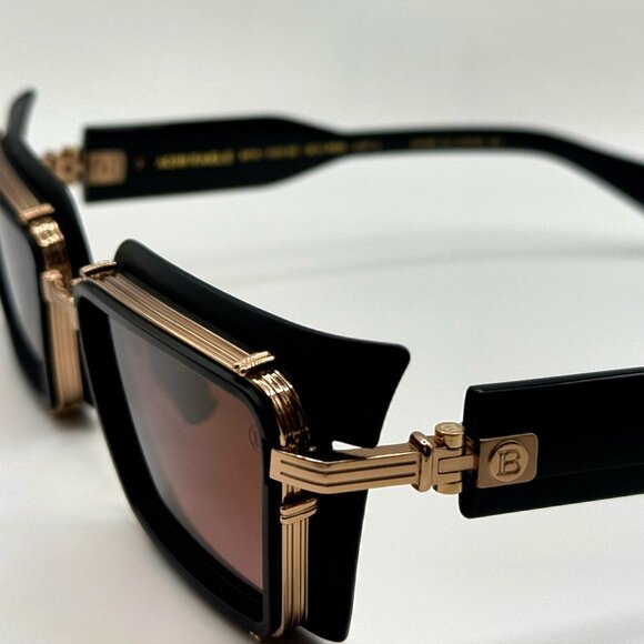 Balmain Admirable BPS-130D-52 — Black/Rose — Cat 3 — Titanium — Made in Japan main image 11